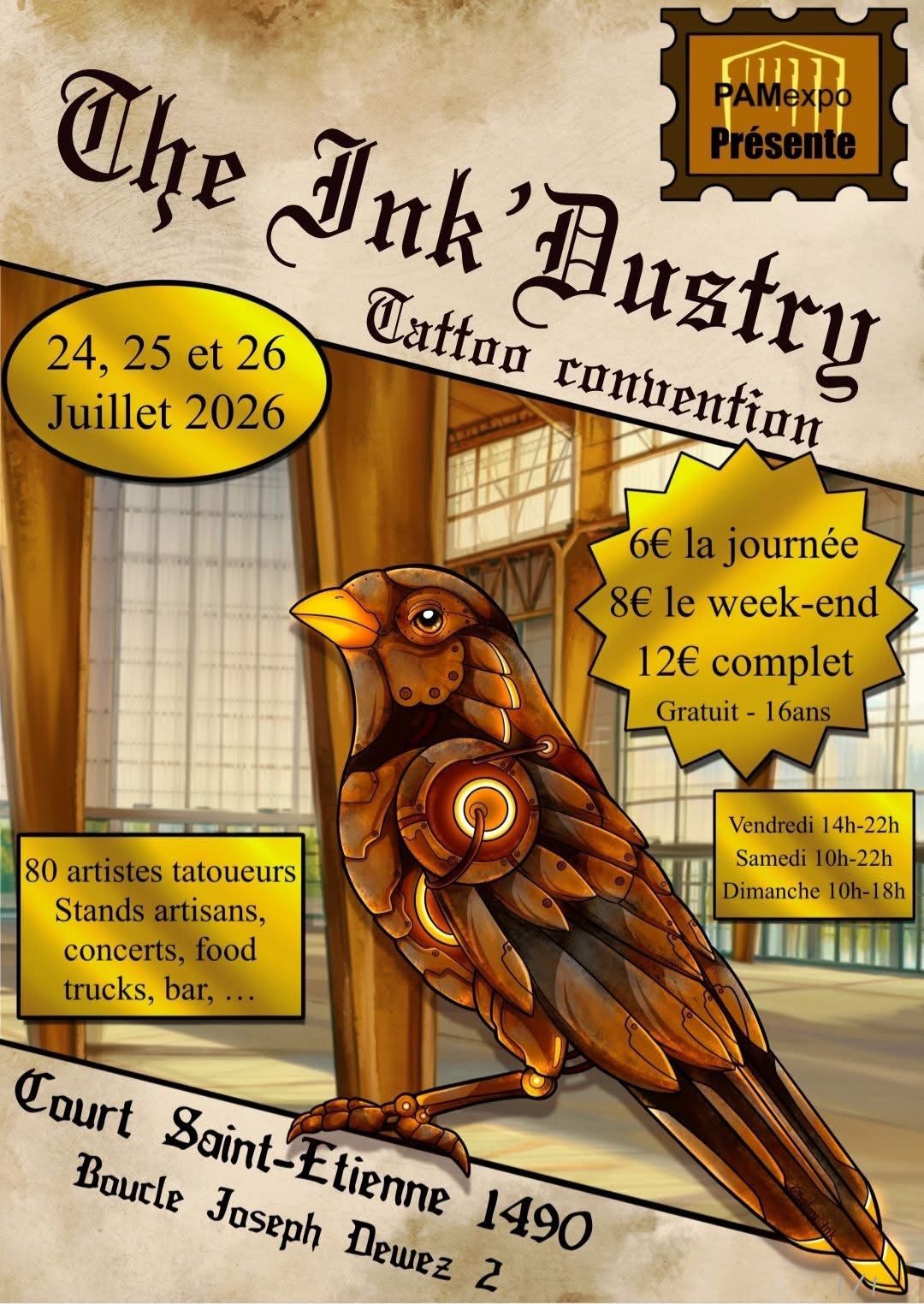 The Ink’Dusty Tattoo Convention – 24, 25 et 26 juillet 2026